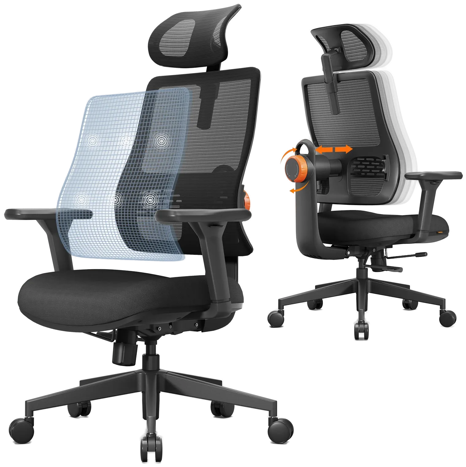 Auto-Following Lumbar Support