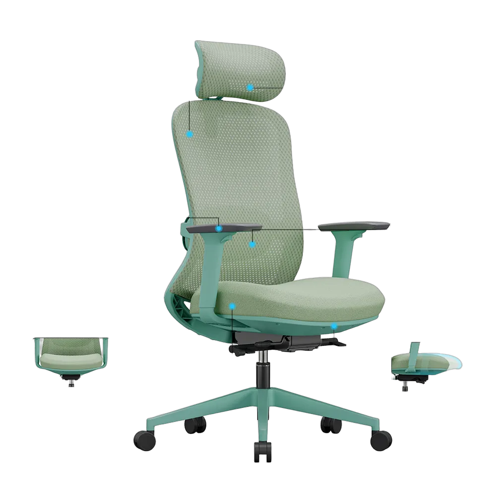 Thumbnail for Premium ErgoChair - Green