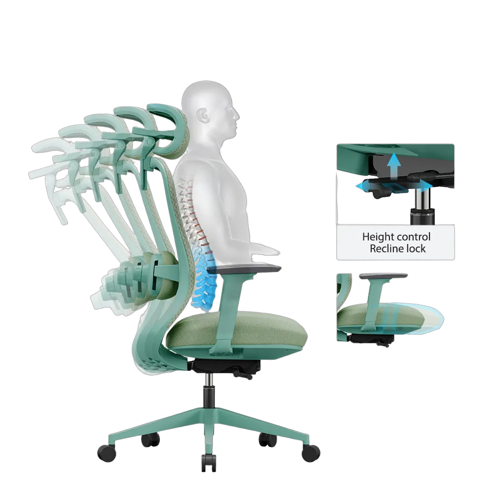 Thumbnail for Premium ErgoChair - Green