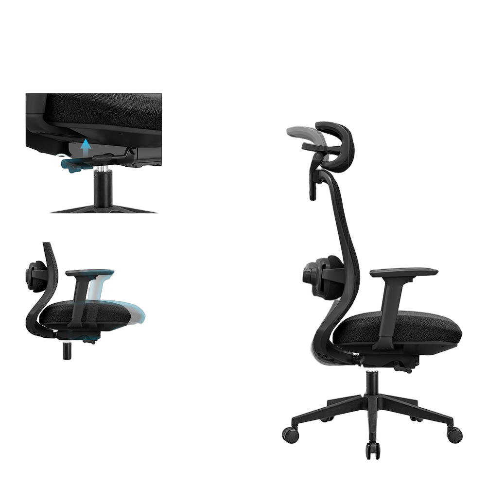 Thumbnail for Premium ErgoChair - Black